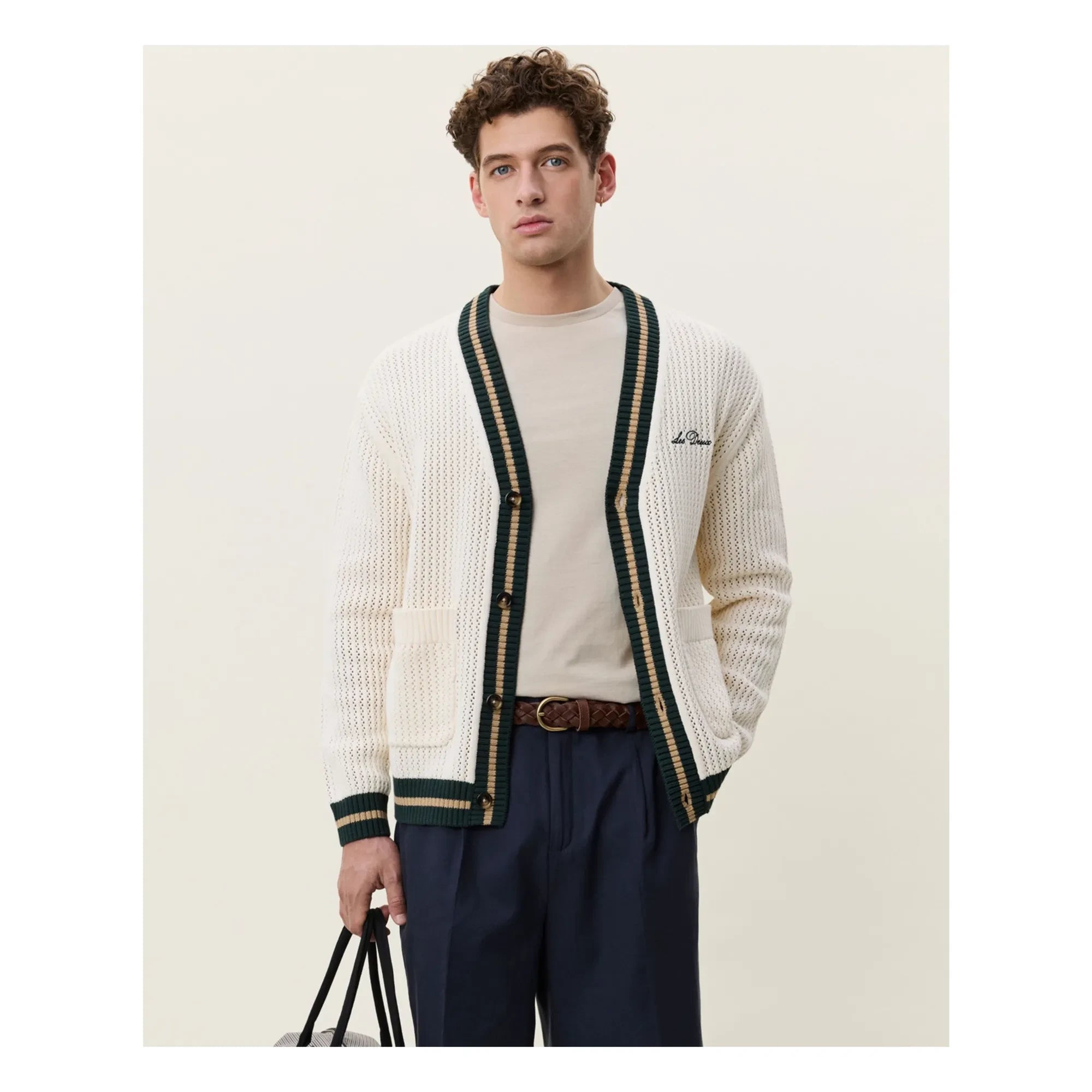 Les Deux - Off White Knit Cardigan