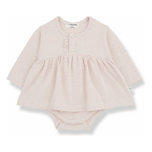 1+ in the family - Ida organic cotton dress | Nude