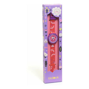Djeco - TICLOCK - Heart Clock | Red