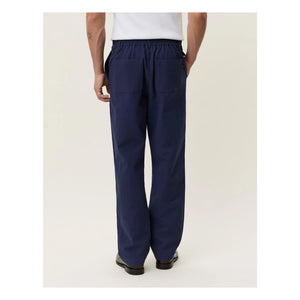 Les Deux - Seersucker Pants | Dark Blue