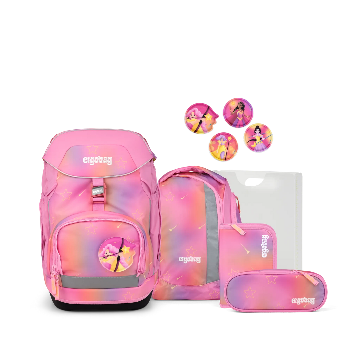Ergobag - School Backpack Set Pack Girl Powbear