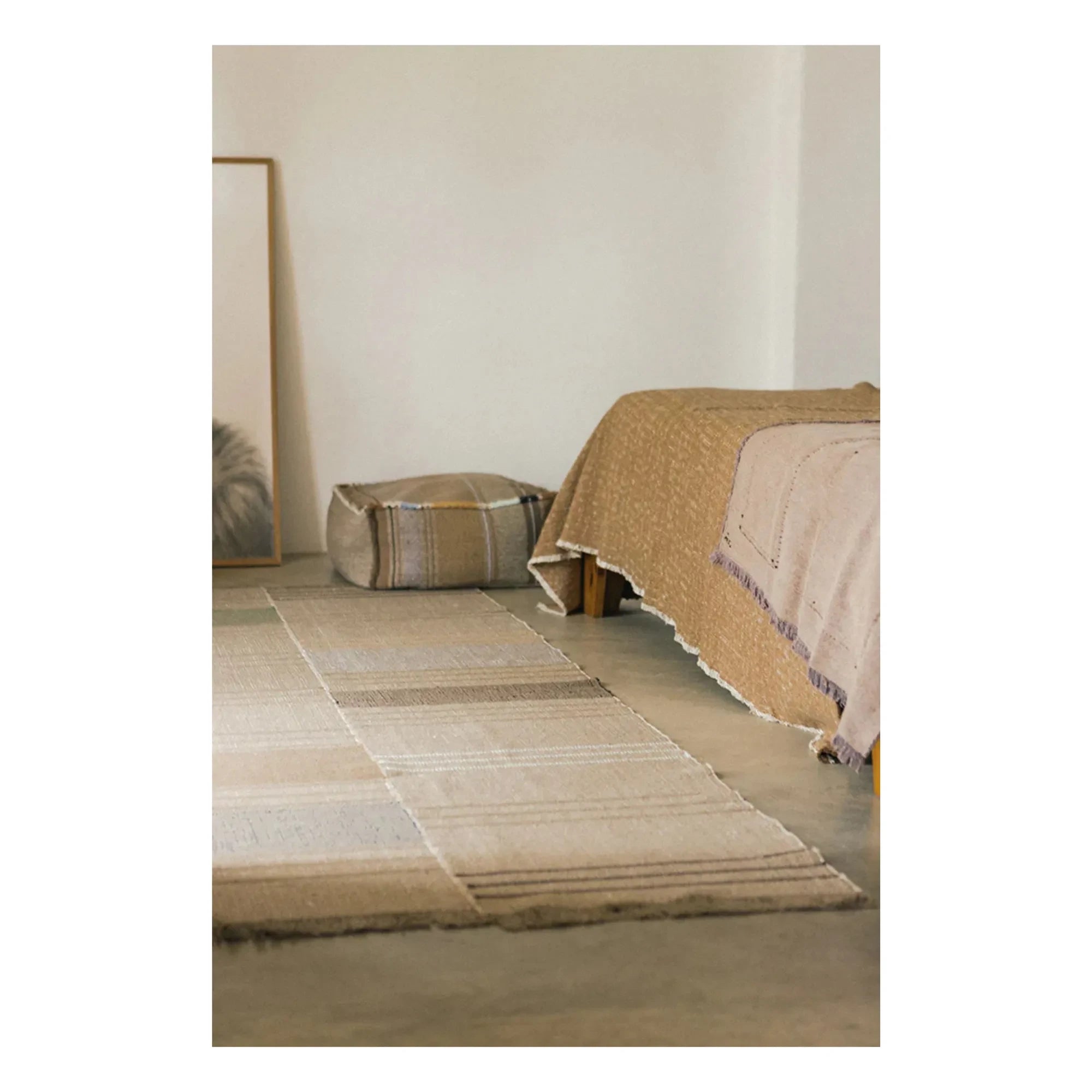 Lorena Canals - Puebla Pouf | Beige