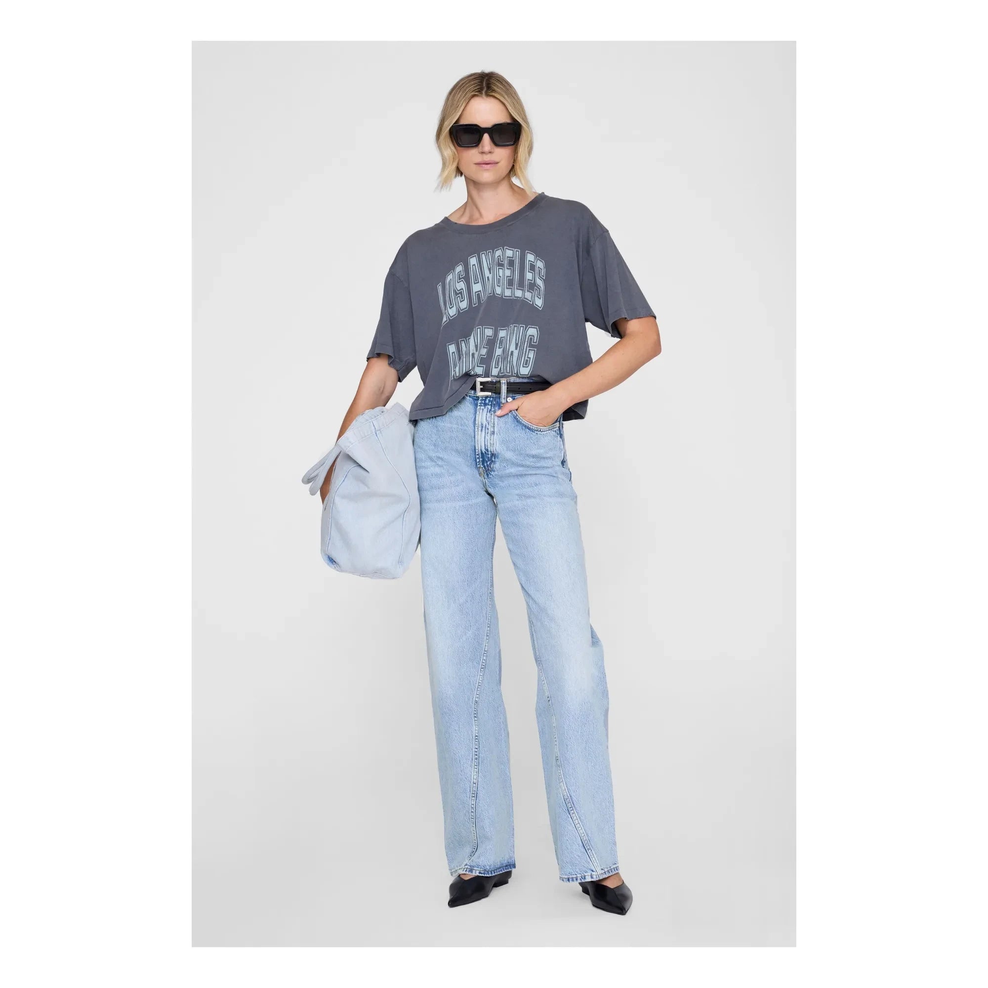 Anine Bing - Johnny T-Shirt | Gray