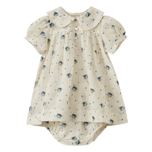 Caramel - Nina Fleurs Dress and Romper Set | Light Blue