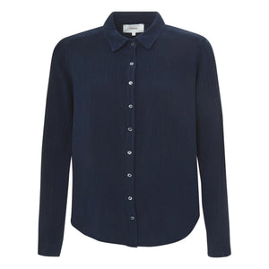 Xirena - Scout Cotton Muslin Shirt | Night Blue