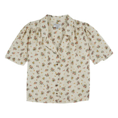 Emile et Ida - Cotton Printed Shirt | Cream