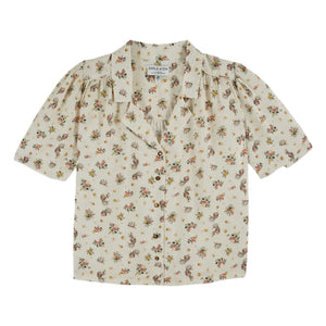 Emile et Ida - Cotton Printed Shirt | Cream