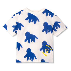 Wynken - Dog Print T-Shirt, Organic Cotton | Ecru