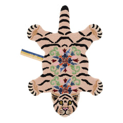 Doing Goods - Mahee Majestic Wool Tiger Rug | Peach
