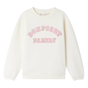 Bonpoint - Bonpoint Family Fleurette Sweater | Ecru