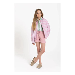 Smallable Kid - Sawyer Striped Shirt | Mint Green