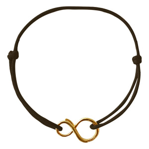LAH - Mini-Infinity Cord Bracelet | Chocolate