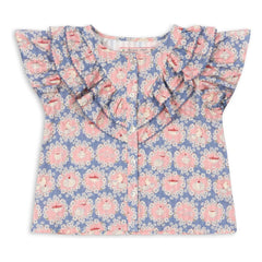 Konges Sløjd - Kim Snacks Organic Cotton Blouse | Blue