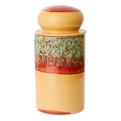 HKliving - Stone Ceramic Plant Pot | Orange