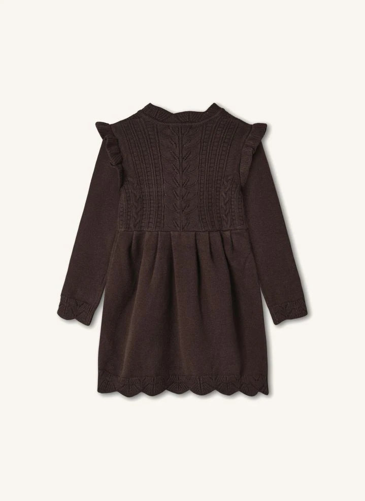 Fliink - Alilly Knit Dress | Brown