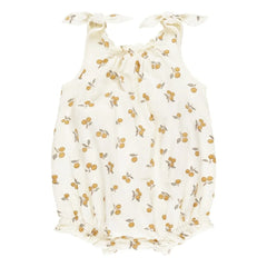 Rylee + Cru - Orange Romper | Ivory