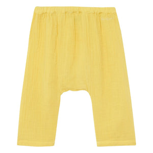 Bonton - Laos Cotton Gauze Pants | Yellow