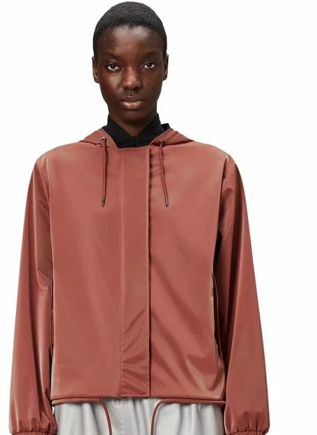 Rains - String W Windbreaker | Brick Red