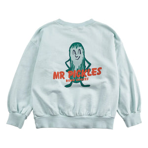 Bobo Choses - Mr Pickles Organic Cotton Sweatshirt | Light Blue
