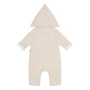 Petit Bateau - Maca Hooded Romper | Beige