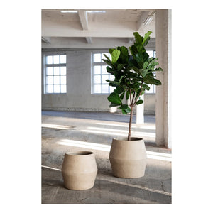 Serax - Papier Mâché Flower Pot | Brown