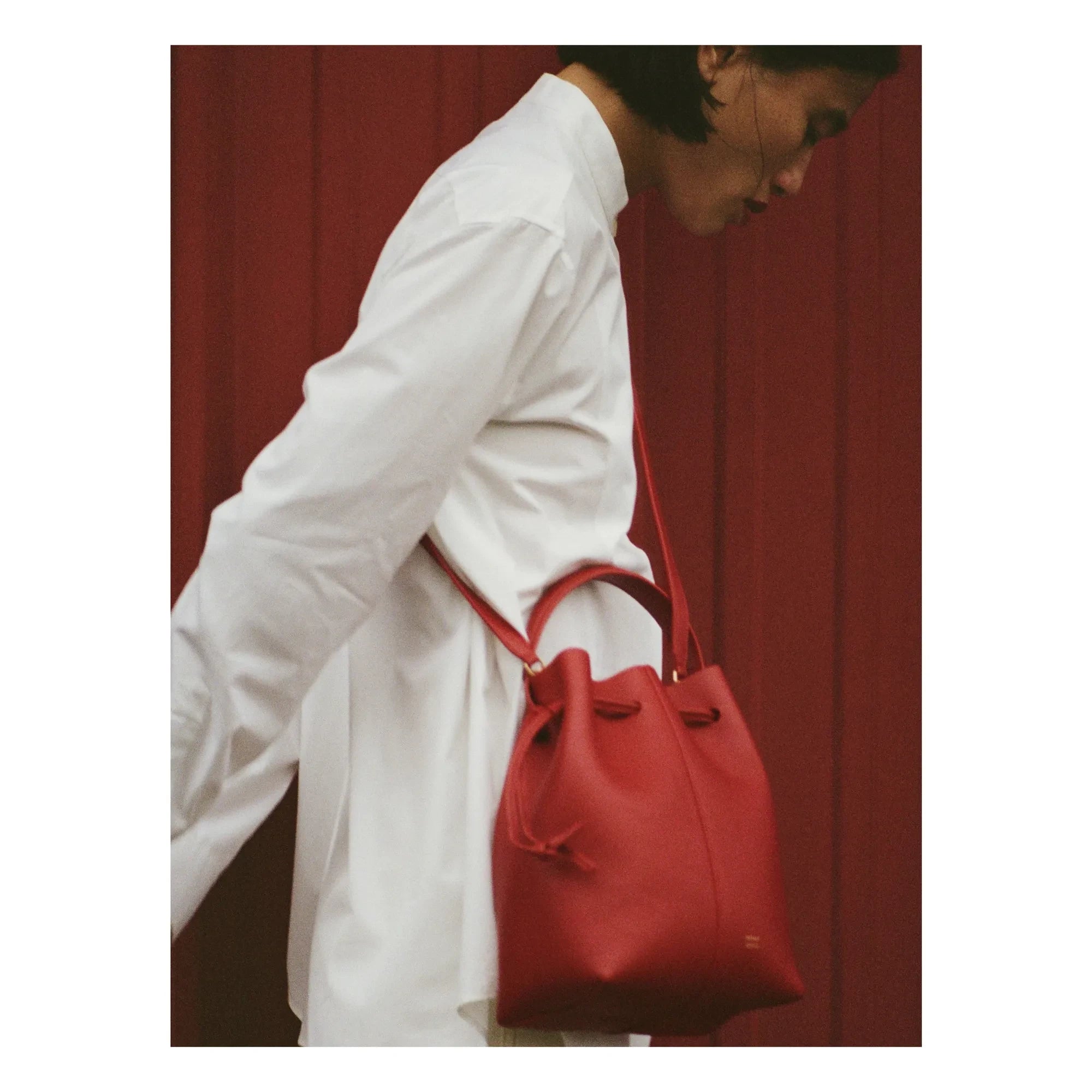 Mansur Gavriel - Dea Bucket Bag | Red