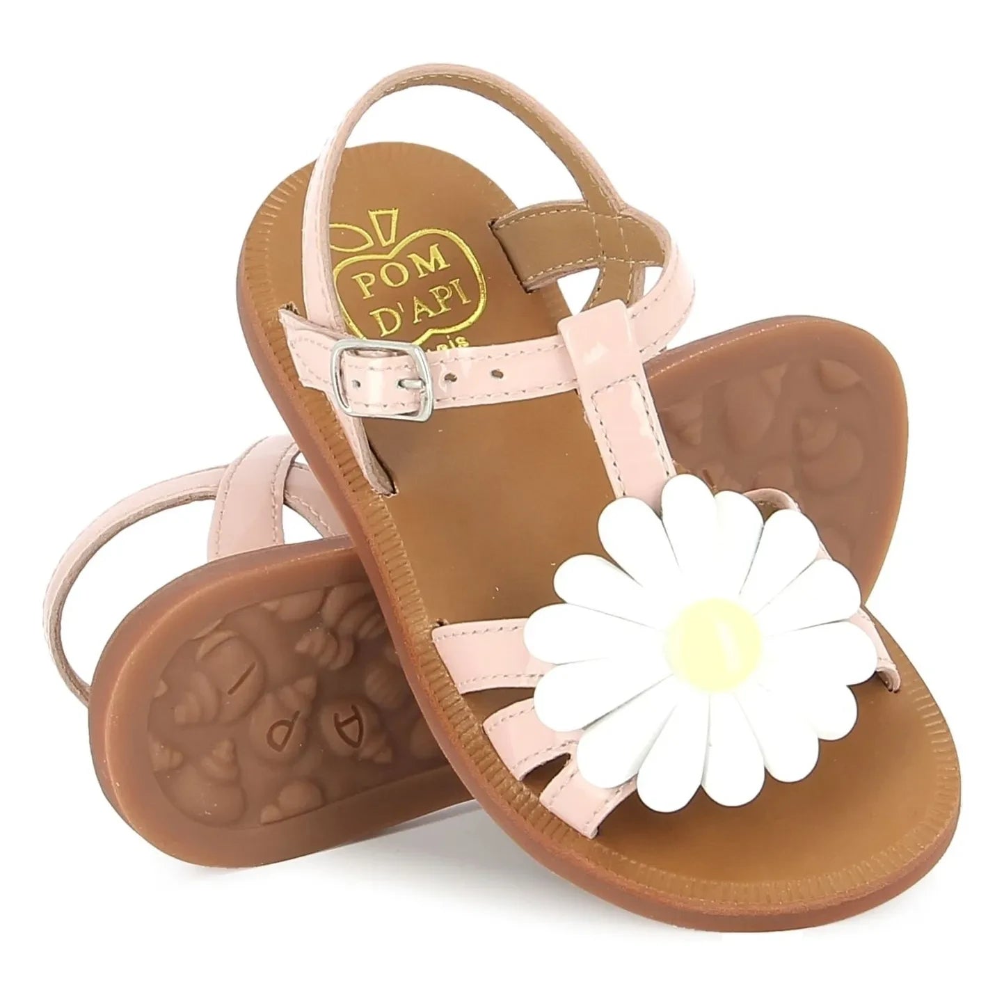 Pom d'Api - Plagette Big Flo Sandals | Light Pink