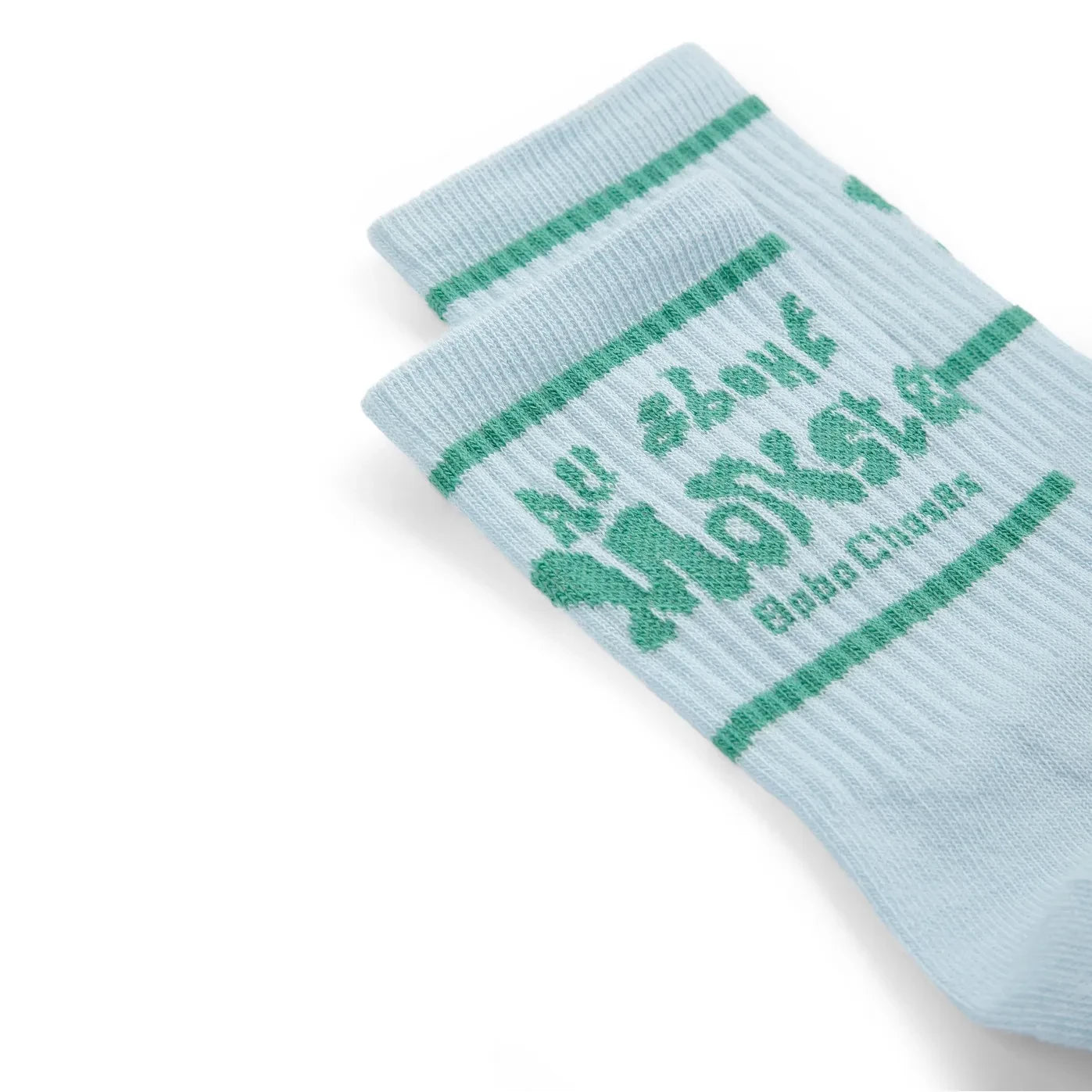 Bobo Choses - All About Monsters Organic Cotton Socks | Light Blue