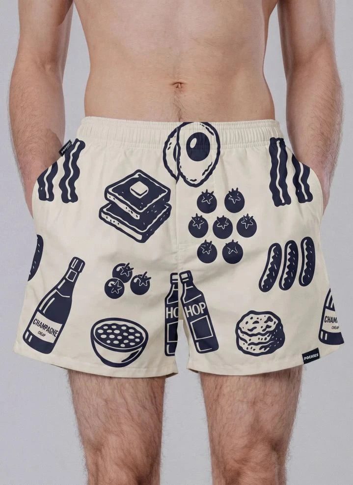 Pockies - Brunch Boxer Shorts | Off White