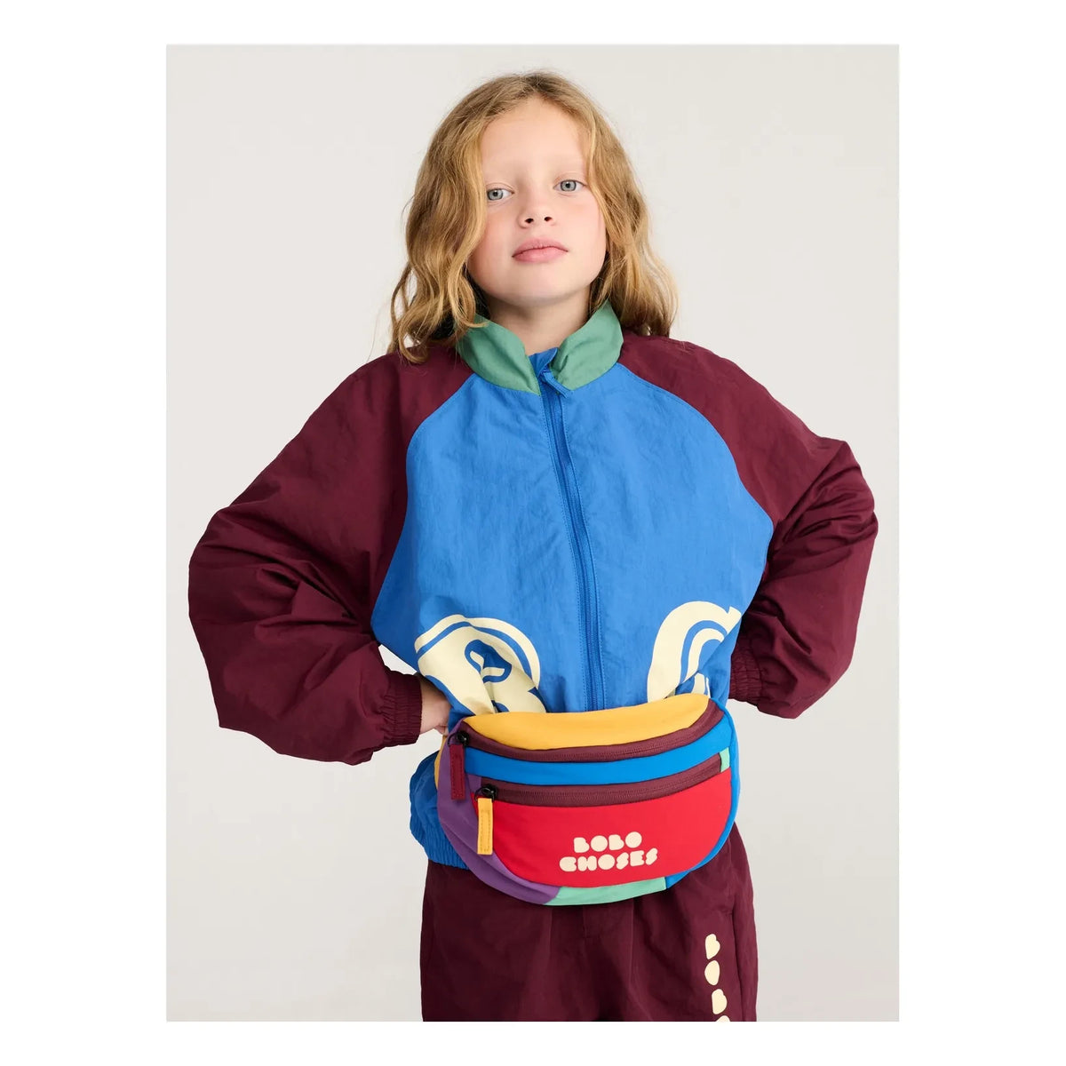 Bobo Choses - Color-block belt bag | Red