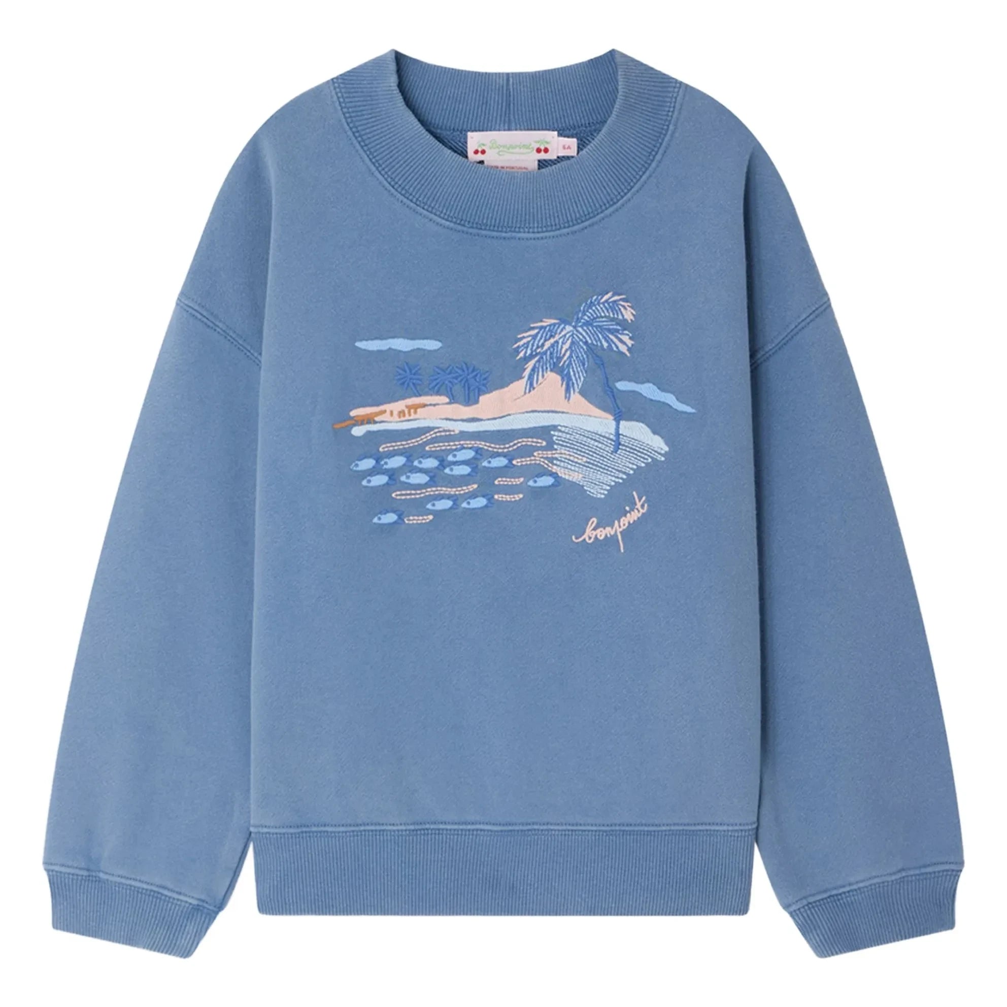 Bonpoint - Lika Sweatshirt | Azure Blue