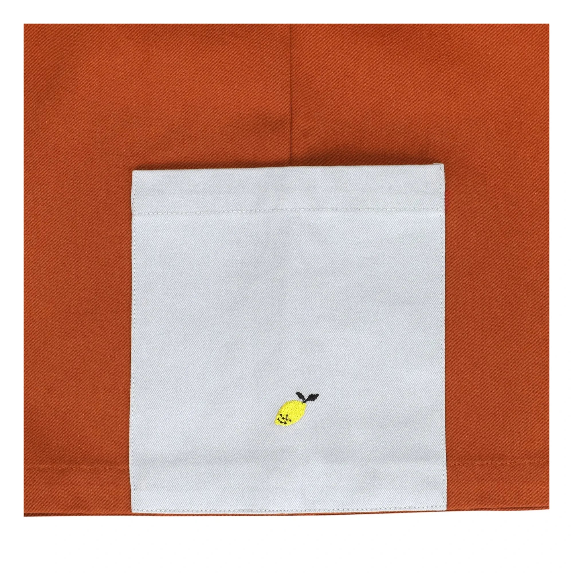 Sticky Lemon - Pocket Envelope Jacket | Terracotta