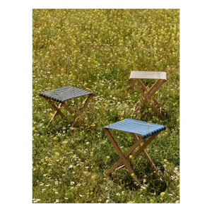 Hay - Outdoor Market Foldable Stool, Jasper Morrison | Blue