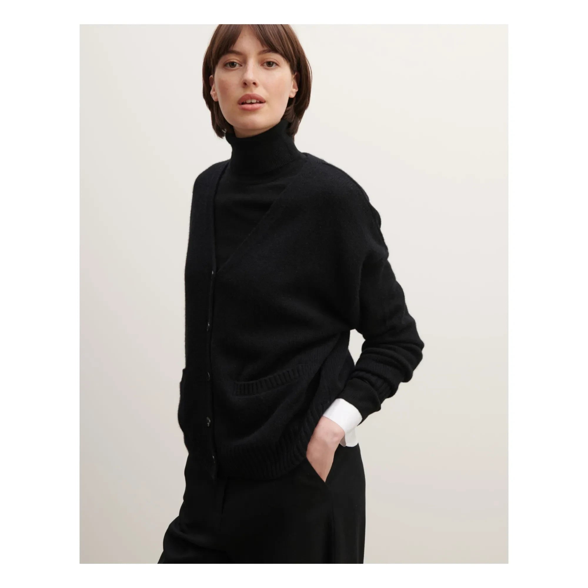 Bompard - Oversized Cashmere Vest | Navy Blue