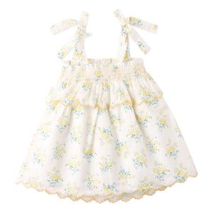 Gingersnaps - Katie Fleurie Baby Dress | White