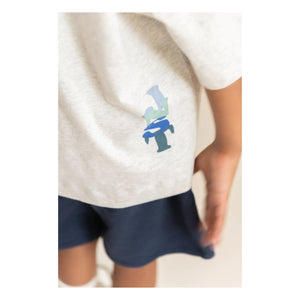 Jenest - Mase JNST Organic Cotton T-Shirt | Light Gray