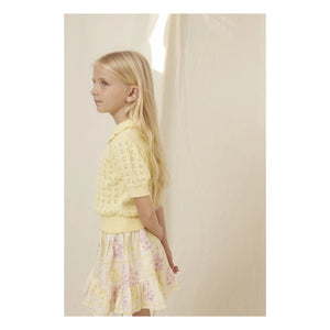 Bebe Organic - Alba Embroidered Skirt | Yellow
