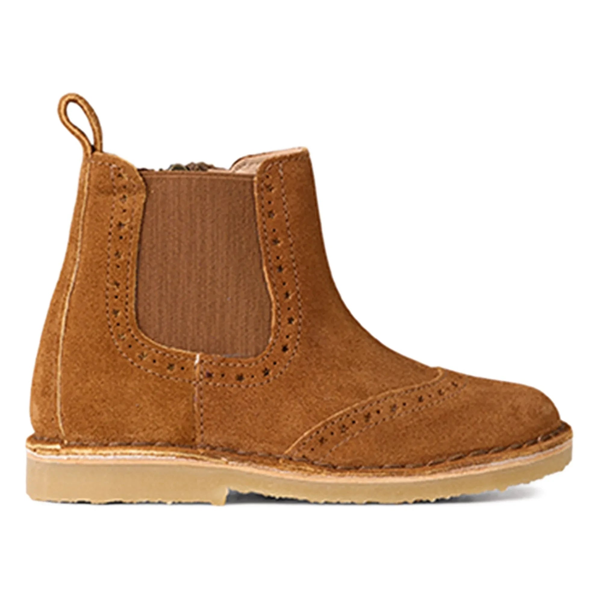 Petit Nord - Zip Ankle Boots with Star | Light Brown