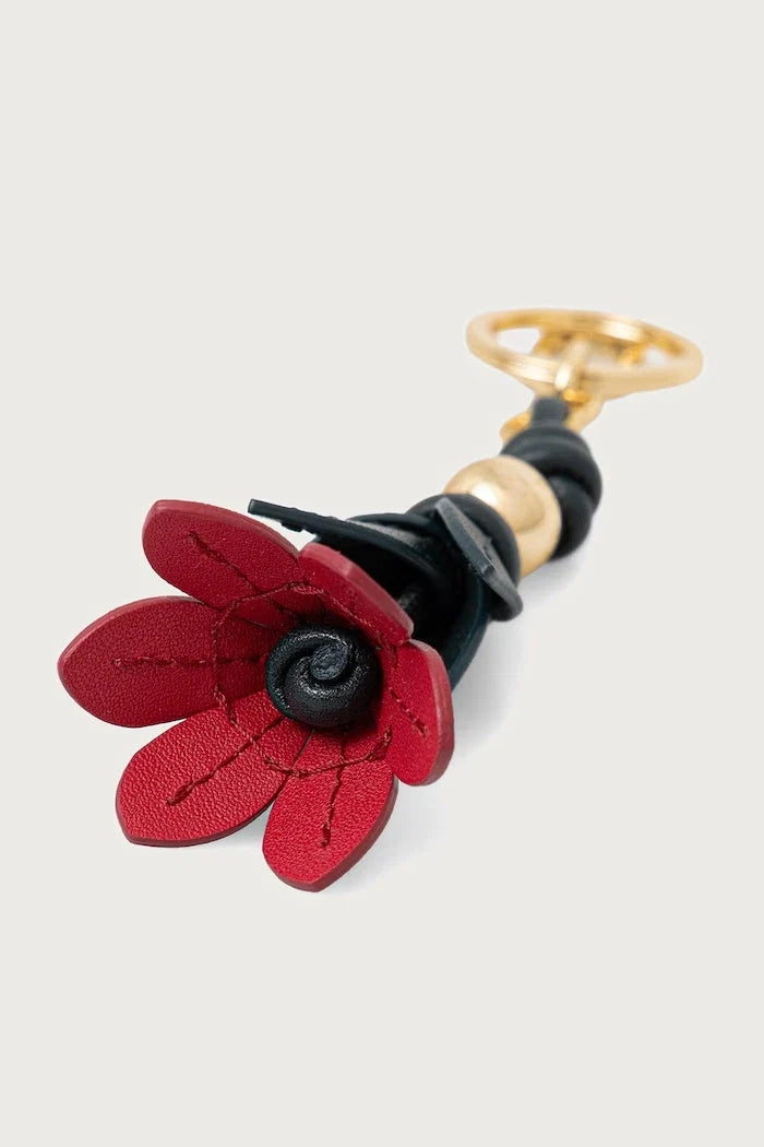 Furla kadın deri anahtarlık Allegra Poppy Keyring