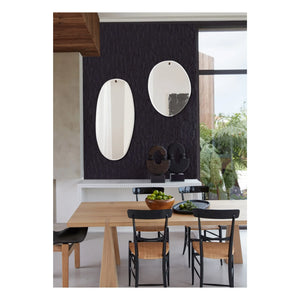 M Nuance - Pahlı Mirror - Textured Oval Shape 45x95cm