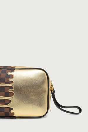Sprayground - Brown Shark Cosmetic Bag in Paris 910B9343NSZ