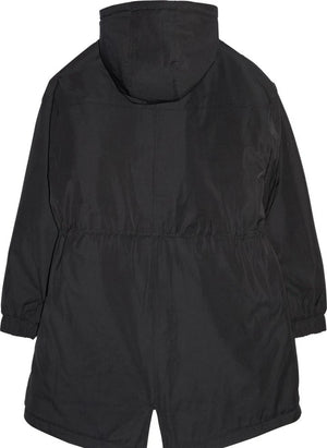 Smallable Woman - Zebra Geri Dönüştürülmüş Elyaf Astarlı Parka | Siyah