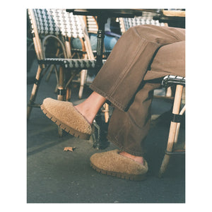 ILDA'S sheep - Sheep Leather Sabots | Beige