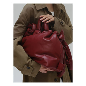Olend - Ona Vegan Leather Bag | Cherry Red