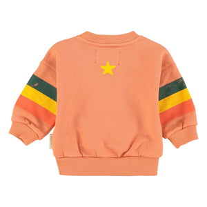 Piupiuchick - Etoile organik pamuk sweatshirt | Mercan