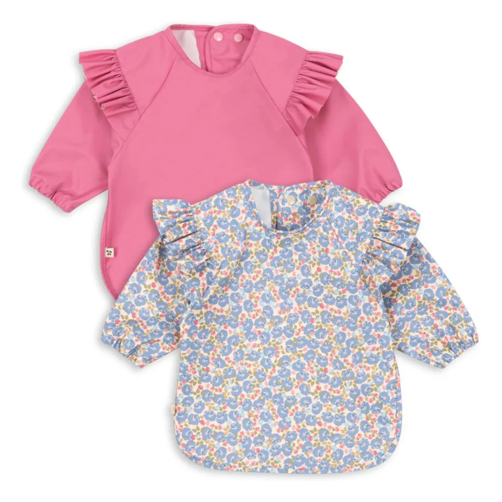Konges Sløjd - Rosier Sleeve Bib - 2-piece Set | Pink