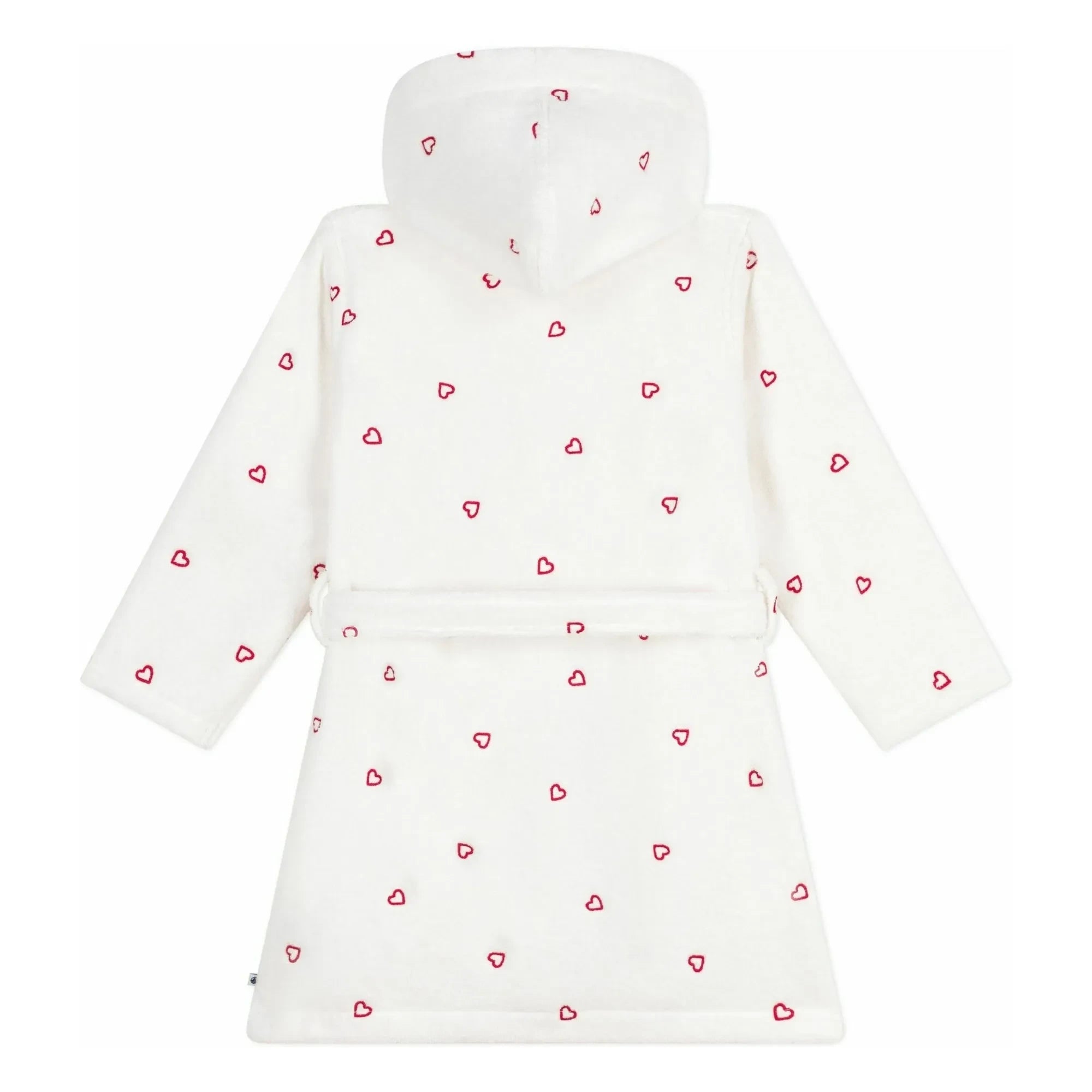 Petit Bateau - Hearts Bathrobe | Ecru
