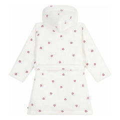 Petit Bateau - Hearts Bathrobe | Ecru