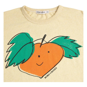 Bobo Choses - Orange Organic Cotton T-Shirt | Yellow