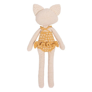 Patti Oslo - Doudou Camille Cat | Yellow